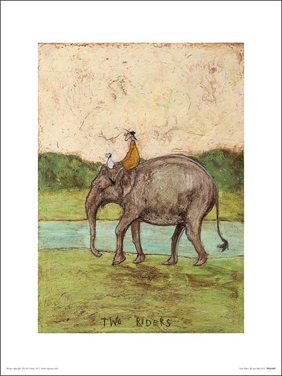 Plakat, Sam Toft Two Riders, 30x40 cm Pyramid Posters