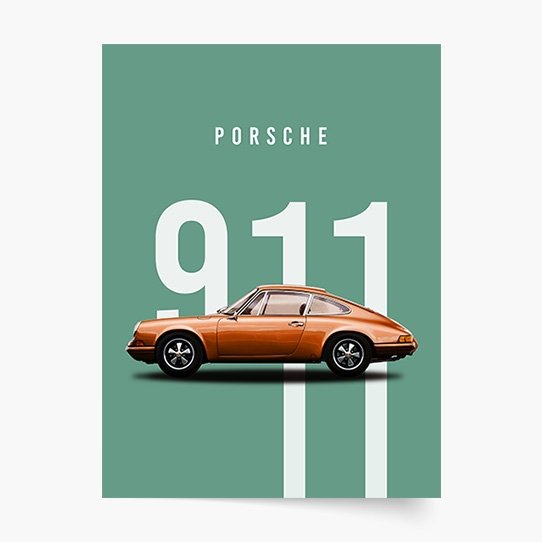 Plakat, Samochody: Porsche 3, 20x30 cm Empik Foto