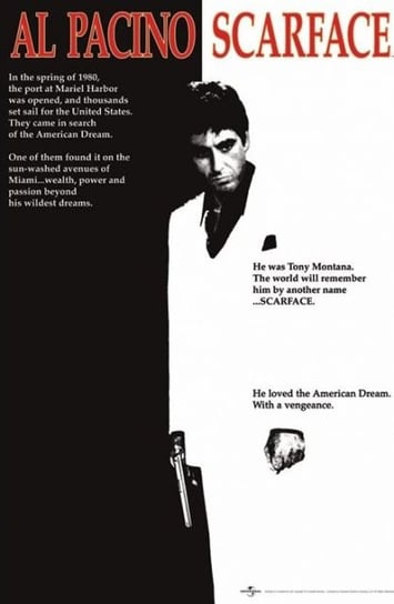 Plakat, Scarface - Movie Sheet, 61x91 cm Scarface