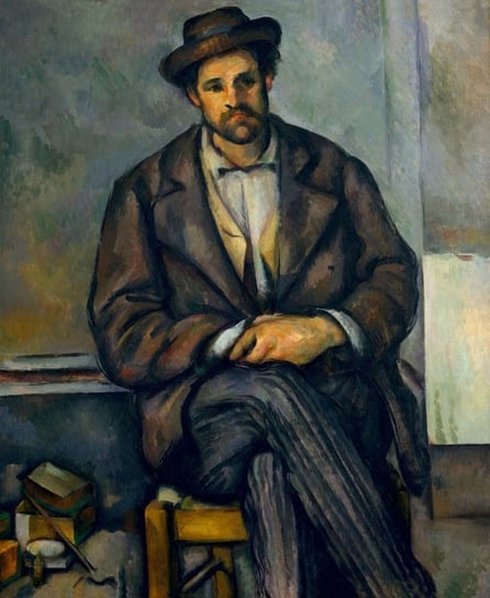 Plakat, Seated Peasant, Paul Cézanne, 50x70 cm reinders