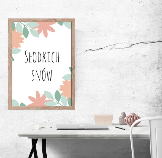 Plakat, Słodkich snów, 42x59,4 cm reinders