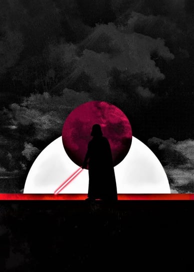 Plakat, Sol Lunaris - Darth Vader, Gwiezdne Wojny Star Wars, 70x100 cm reinders