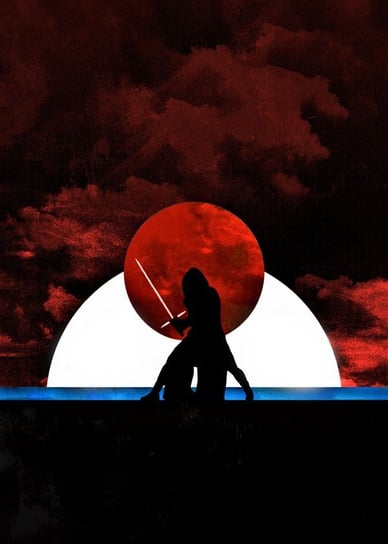 Plakat, Sol Lunaris - Kylo Ren, Gwiezdne Wojny Star Wars, 40x50 cm reinders