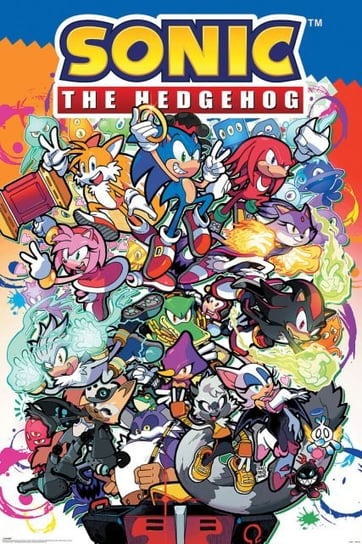 Plakat Sonic The Hedgehog Comic plakaty na ścianę 61x91,5 cm Pyramid Posters
