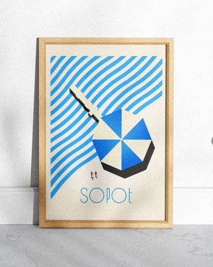 Plakat: "Sopot" 30x40 cm Inna marka
