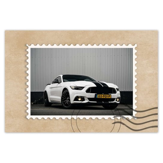 Plakat Sportowy Ford Mustang, 120x80 cm ZeSmakiem