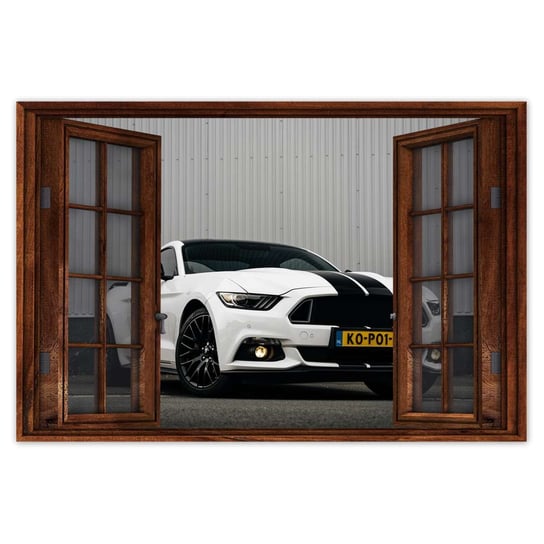 Plakat Sportowy Ford Mustang, 60x40 cm ZeSmakiem