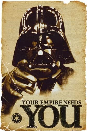 Plakat, Star Wars Gwiezdne Wojny - Empire Needs You, 61x91,5 cm Inny producent