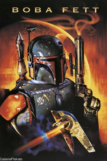 Plakat, Star Wars Gwiezdne Wojny Łowca Głów Boba Fett, 61x91,5 cm reinders
