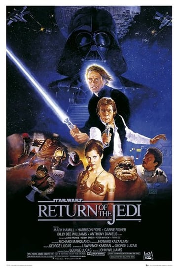 Plakat, Star Wars Gwiezdne Wojny - Powrót Jedi, 61x91,5 cm Inna marka