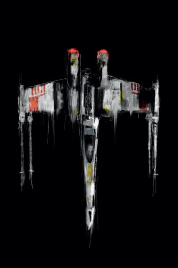 Plakat, Star Wars Gwiezdne Wojny X-Wing Fighter, 20x30 cm reinders