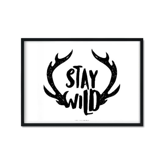 Plakat Stay wild, 29,7x42 cm Love The Journey