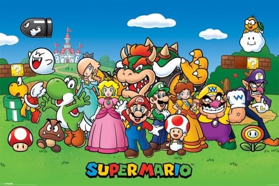 Plakat, Super Mario Characters, 61x91 cm Pyramid Posters