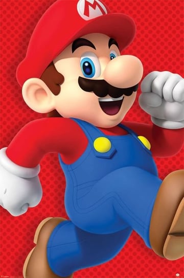 Plakat, Super Mario (Run), 61x91 cm Super Mario Bros