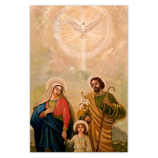 Plakat Święta Rodzina Józef Maria, 60x90 cm ZeSmakiem