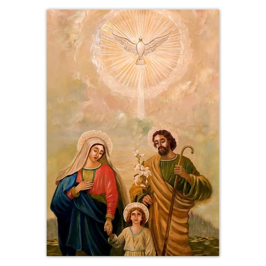 Plakat Święta Rodzina Józef Maria, 70x100 cm ZeSmakiem