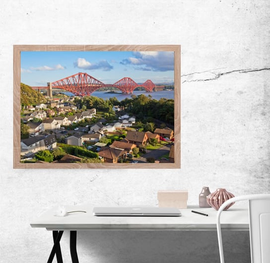 Plakat, Szkocja, Forth Bridge, 100x70 cm reinders