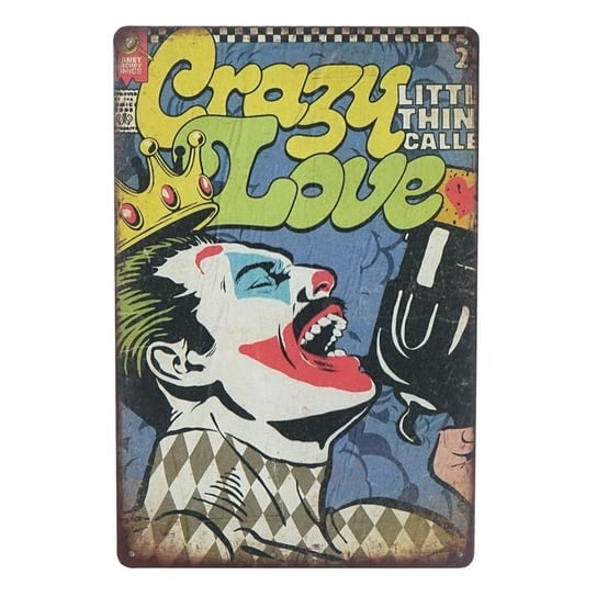 Plakat Tabliczka Dekoracyjna Metalowa Crazy Love Rustykalneuchwyty Sklep Empikcom 4330