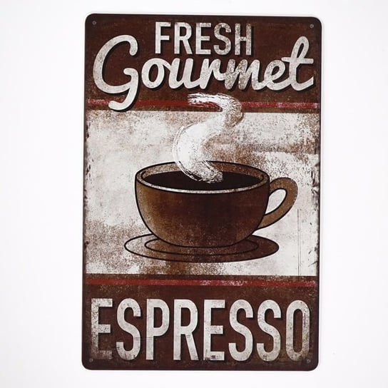 Plakat Tabliczka Dekoracyjna Metalowa Fresh Espresso Rustykalneuchwyty Sklep Empikcom 4847