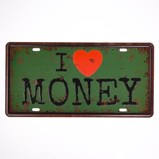 Plakat Tabliczka Dekoracyjna Metalowa I Love Money Rustykalneuchwyty Sklep Empikcom 2280