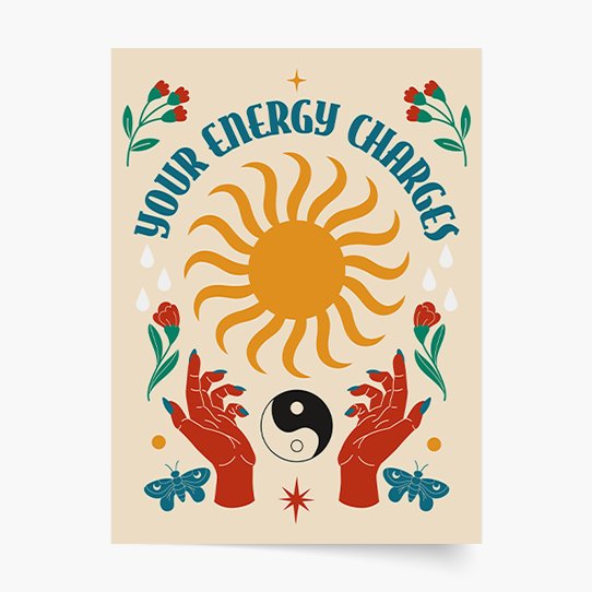 Plakat, Tarot: Energy, 30x40 cm Empik Foto