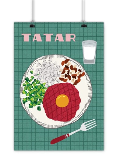 Plakat Tatar 21x30 Love Poland Design