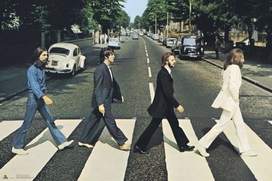 Plakat The Beatles Abbey Road plakaty na ścianę muzyczne 91,5x61 cm The Beatles
