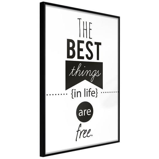 Plakat - The best things in life are free [Poster] ARTGEIST