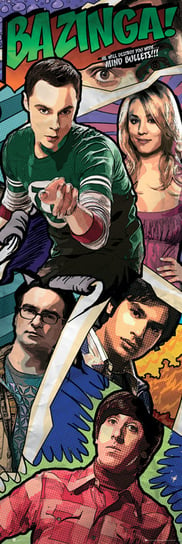 Plakat, The Big Bang Theory - Komiks, 53x158 cm Inny producent