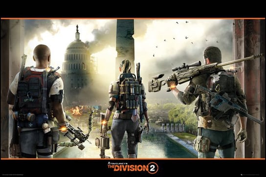Plakat, The Division 2 Tom Clancy, 91,5x61 cm Inny producent