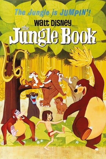 Plakat, The Jungle Book - Jumpin, 61x91 cm Disney