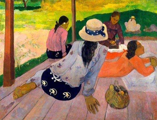 Plakat, The Siesta, Paul Gauguin, 80x60 cm reinders