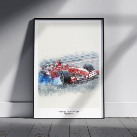 Plakat Tory Wyścigowe - Michael Schumacher  50X70 Peszkowski Graphic