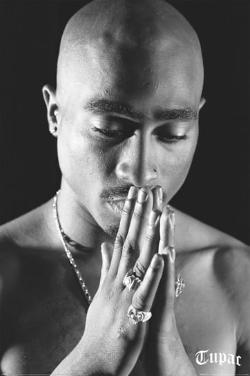 Plakat Tupac Pray plakaty na ścianę muzyczne na prezent 61x91,5 cm Galeria Plakatu