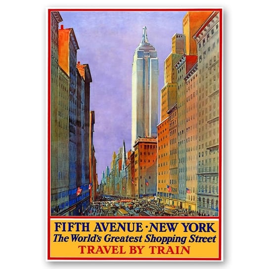 Plakat Turystyczny Fifth Avenue New York 50x70 Legendarte