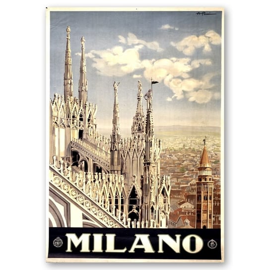Plakat Turystyczny Milano 50x70 Legendarte