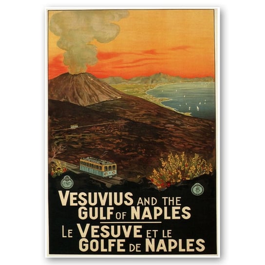 Plakat Turystyczny The Gulf Of Naples 50x70 Legendarte