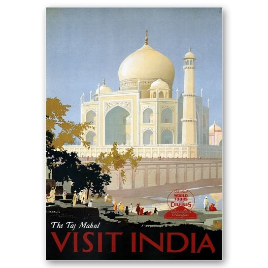 Plakat Turystyczny Visit India 50x70 Legendarte