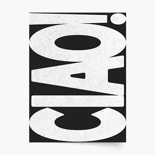 Plakat, Typograficzny: Ciao, 40x60 cm Empik Foto