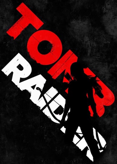 Plakat, Typography Stencils - Tomb Raider, 29,7x42 cm reinders