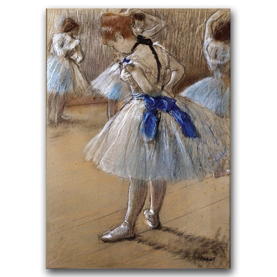 Plakat vintage do salonu Tancerz Edgar Degas A1 Vintageposteria