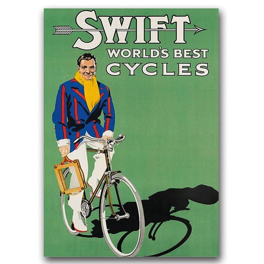 Plakat vintage Szybkie cykle A3 30 x 40 cm Vintageposteria