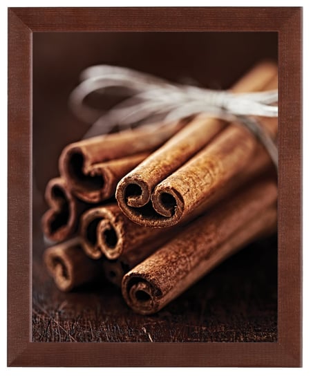 Plakat w brązowej ramie, 20x25 cm- Cinnamon 1 POSTERGALERIA