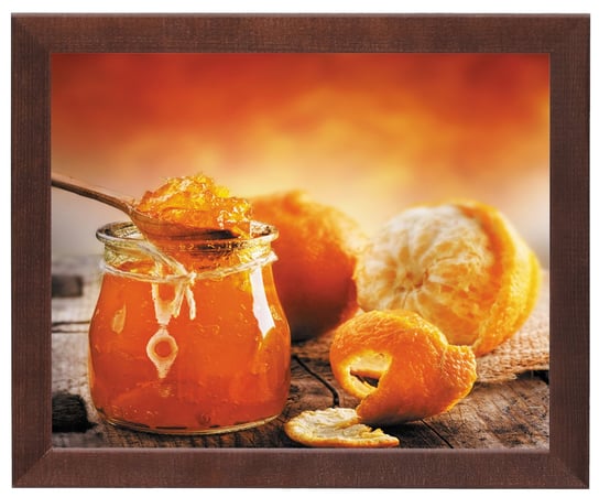 Plakat w brązowej ramie, 20x25 cm- Oranges 1 POSTERGALERIA