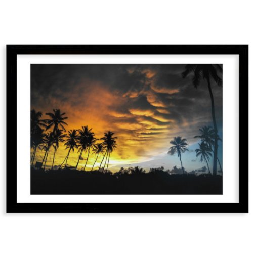 Plakat w czarnej ramce Kolorowe niebo, 40x30 cm Empik Foto