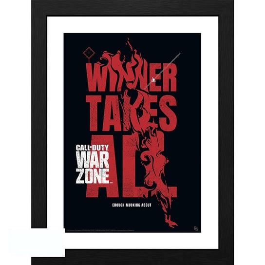 Plakat w ramce CALL OF DUTY - "Winner Takes All" (30x40 cm) GB eye