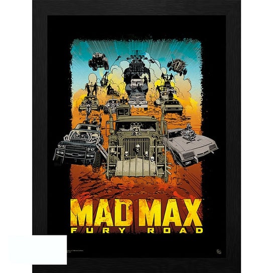 Plakat w ramce MAD MAX: FURY ROAD - "Warner 100th" (30x40 cm) GB eye
