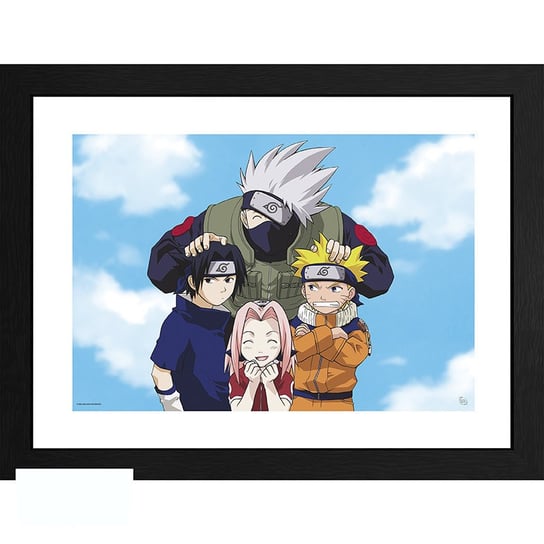 Plakat w ramce NARUTO - "Photo Team 7" (30x40 cm) Naruto