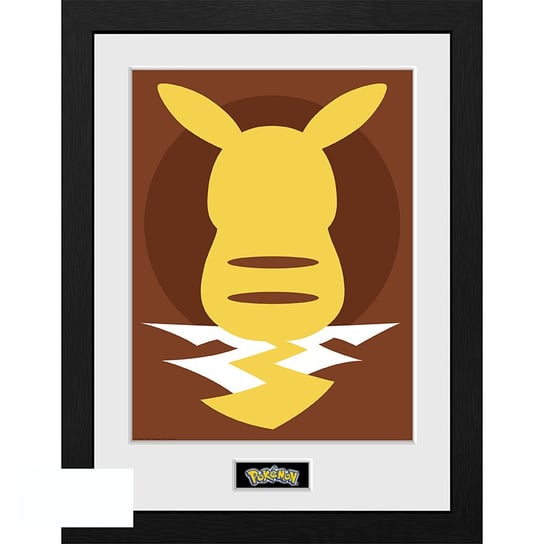 Plakat w ramce POKEMON - "Pikachu Silhouette 25" (30x40 cm) GB eye