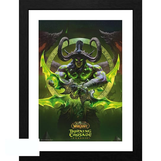 Plakat w ramce WORLD OF WARCRAFT - "Illidan" (30x40 cm) World of Warcraft